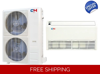 C&H 48K-Btu 18.9 SEER2 Floor/Ceiling Mini Split Heat Pump (5°F) E-Star: 9.3 EER/10 HSPF (R410a)